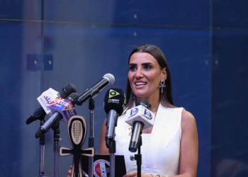 آمنة الطرابلسى تفوز بمنصب نائب رئيس الاتحاد الأفريقى للاسكواش