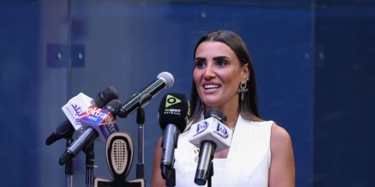 آمنة الطرابلسى تفوز بمنصب نائب رئيس الاتحاد الأفريقى للاسكواش