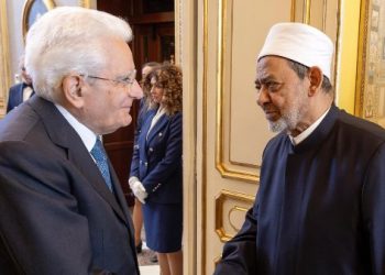 شيخ الأزهر يدعو الرئيس الإيطالي لإعلان روما الاعتراف  بالدولة الفـلـسطـيـنية