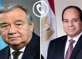 جوتيريش يشيد بجهود الرئيس السيسي في وقف الحرب بغزة