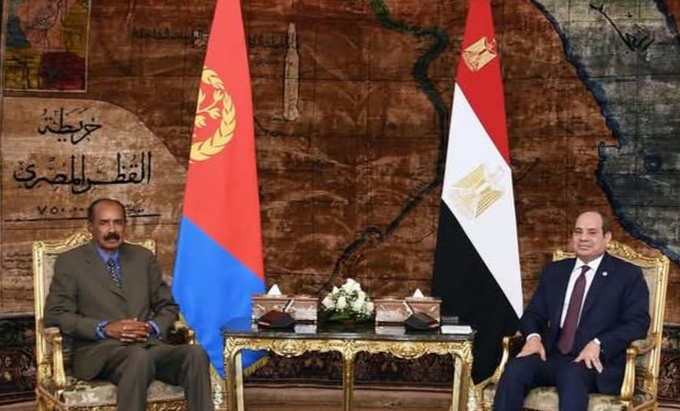 الرئيس السيسي يستضيف أسياس أفورقي رئيس دولة إريتريا