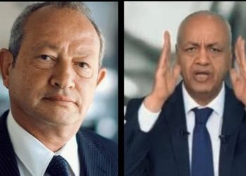 مصطفى بكري ونجيب ساويرس