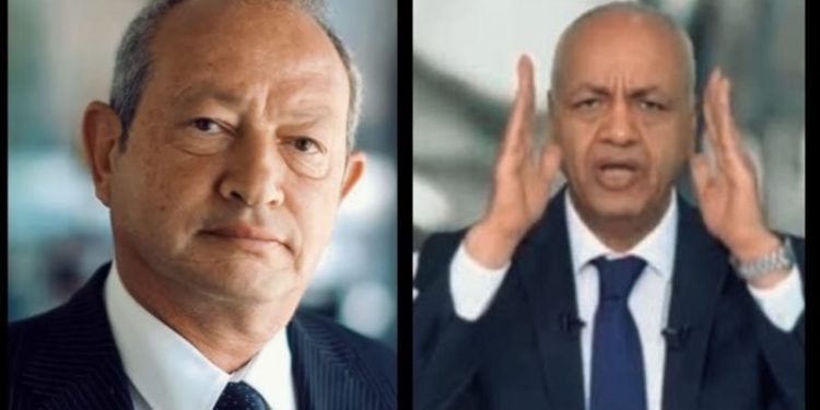 مصطفى بكري ونجيب ساويرس