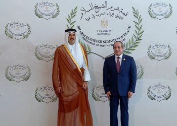الرئيس السيسي وأمير قطر