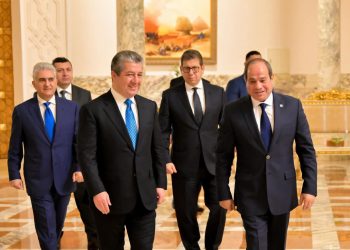 الرئيس السيسي يجتمع مع مسرور بارزاني رئيس حكومة كردستان – العراق