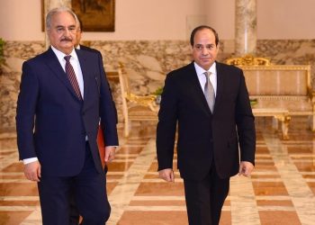 تفاصيل لقاء الرئيس السيسي للمشير خليفة حفتر القائد العام للجيش الوطني الليبي