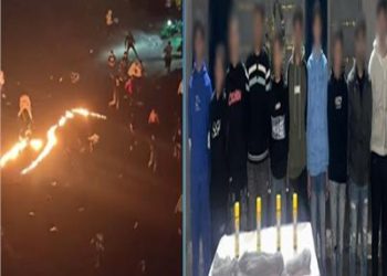 احتفالا برأس السنة.. القبض على 10 متهمين بإضـرام النـيران في أحد شوارع الإسكندرية
