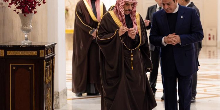 الرئيس السيسي يستقبل وزير الخارجية السعودي الأمير فيصل بن فرحان آل سعود