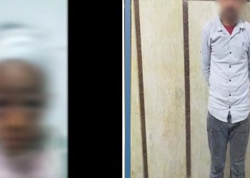 بلا قلب.. ضبط أب صفع نجله وتسبب في إصابته بالمحلة