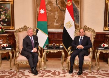 الرئيس السيسي وعاهل الأردن