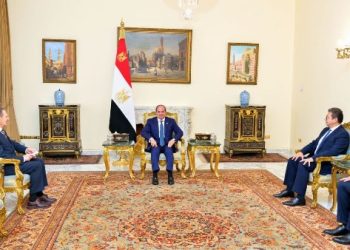 الرئيس السيسي يستقبل رئيس جهاز الاستخبارات الروسية ويبحث تعزيز التعاون وتثبيت وقف إطلاق النار بغزة