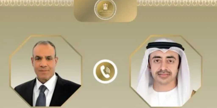اتصال هاتفي بين وزيري خارجية مصر والإمارات حول التعاون الإقليمي وأوضاع غزة