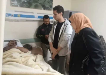 مدير مديرية العمل تزور المصابين ضحايا حادث طريق بورسعيد
