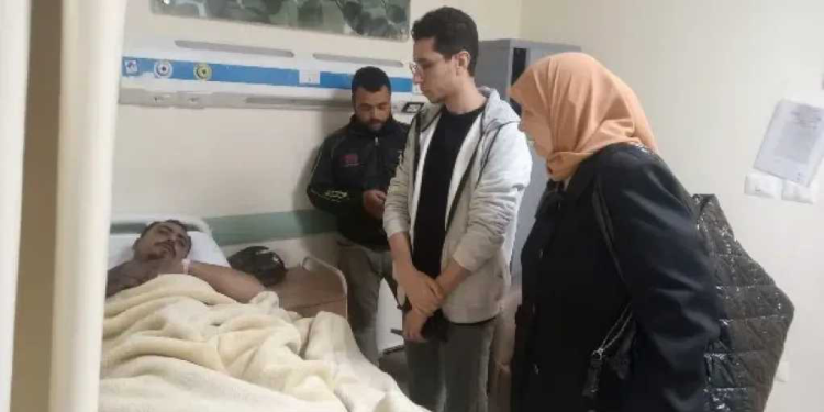 مدير مديرية العمل تزور المصابين ضحايا حادث طريق بورسعيد