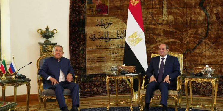الرئيس السيسي يستقبل اليوم “رستم مينيخانوف” رئيس جمهورية تتارستان بروسيا الاتحادية