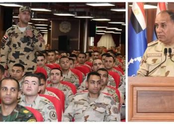 وزير الدفاع يلتقي بطلاب الأكاديمية العسكرية المصرية ودارسي الدراسات العليا والمعاهد العسكرية