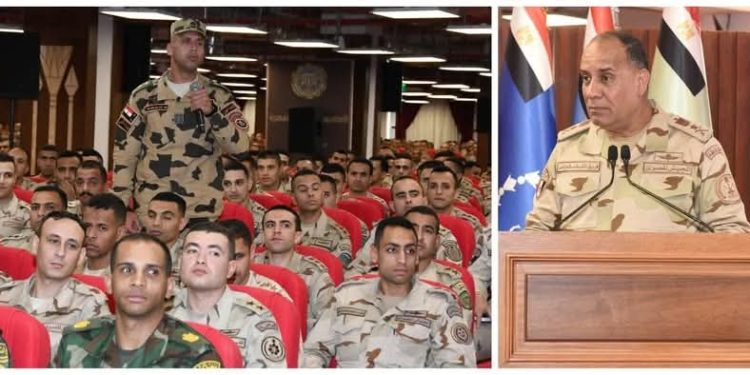 وزير الدفاع يلتقي بطلاب الأكاديمية العسكرية المصرية ودارسي الدراسات العليا والمعاهد العسكرية